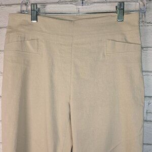 RENUAR WOMENS KHAKI COLOR STRAIGHT LEG PANTS SIZE 2 EUC